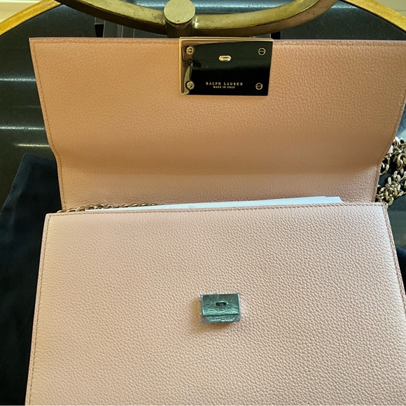 Ralph Lauren Collection Pink Chain Shoulder Bag NWT - Picture 6 of 16